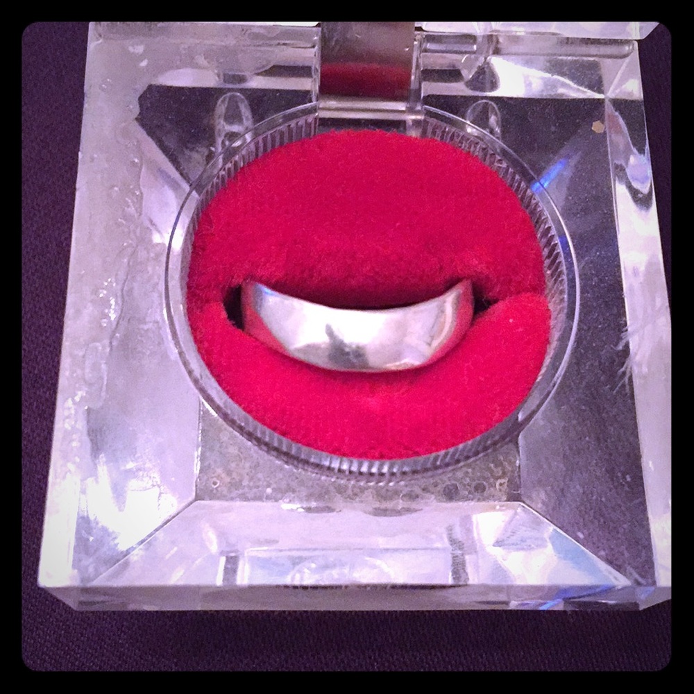 Handmade silver band